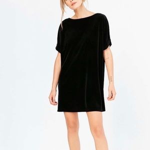 UO Black Velvet Dress
